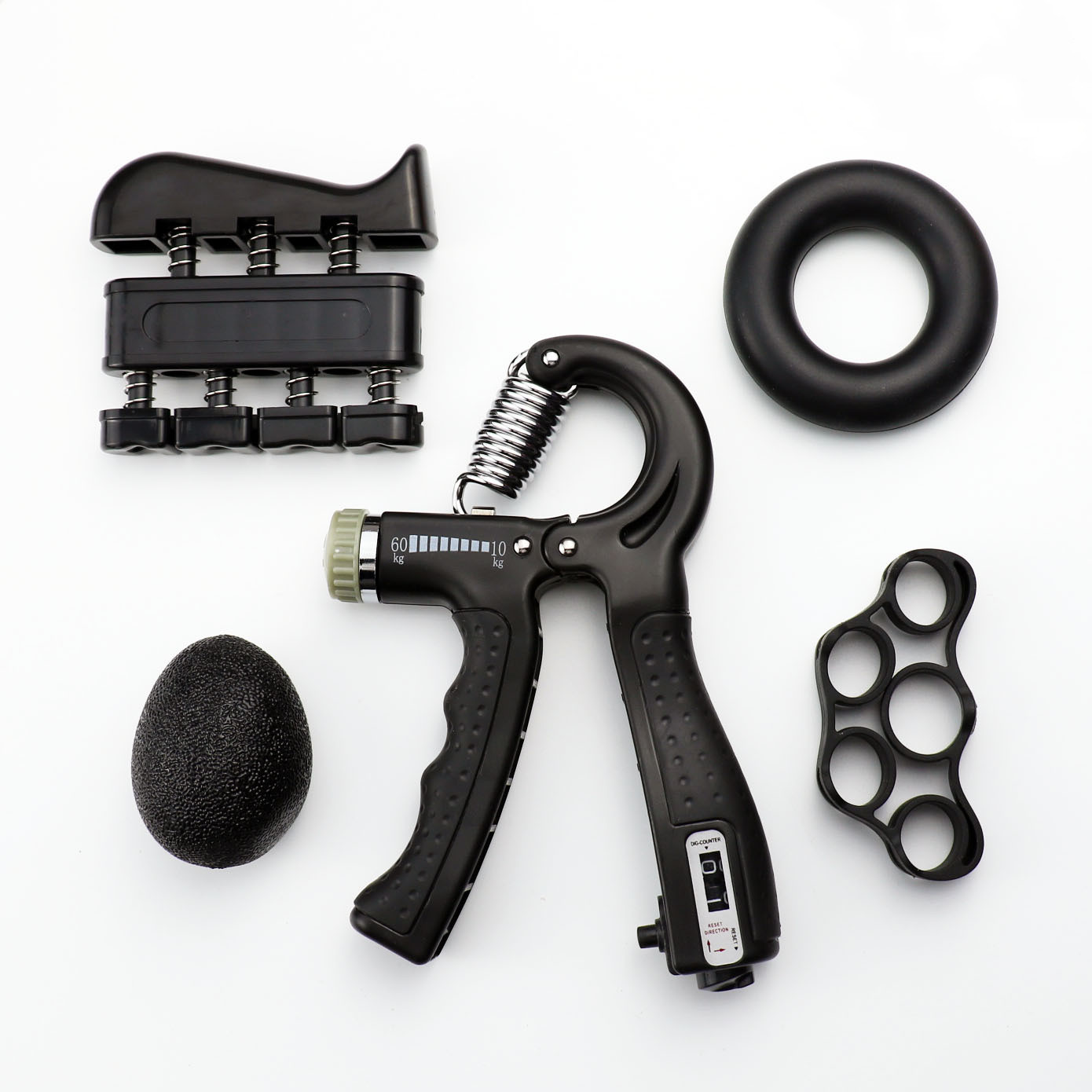 FlexiGrip Strength Enhancer with Finger Trainer