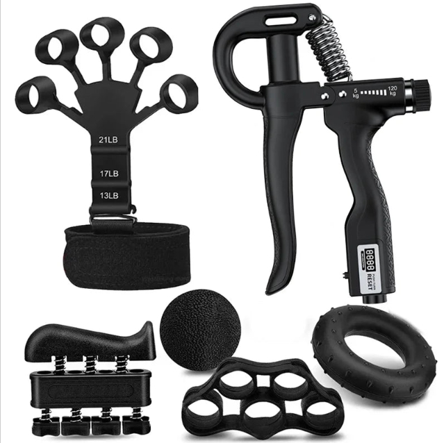 FlexiGrip Strength Enhancer with Finger Trainer
